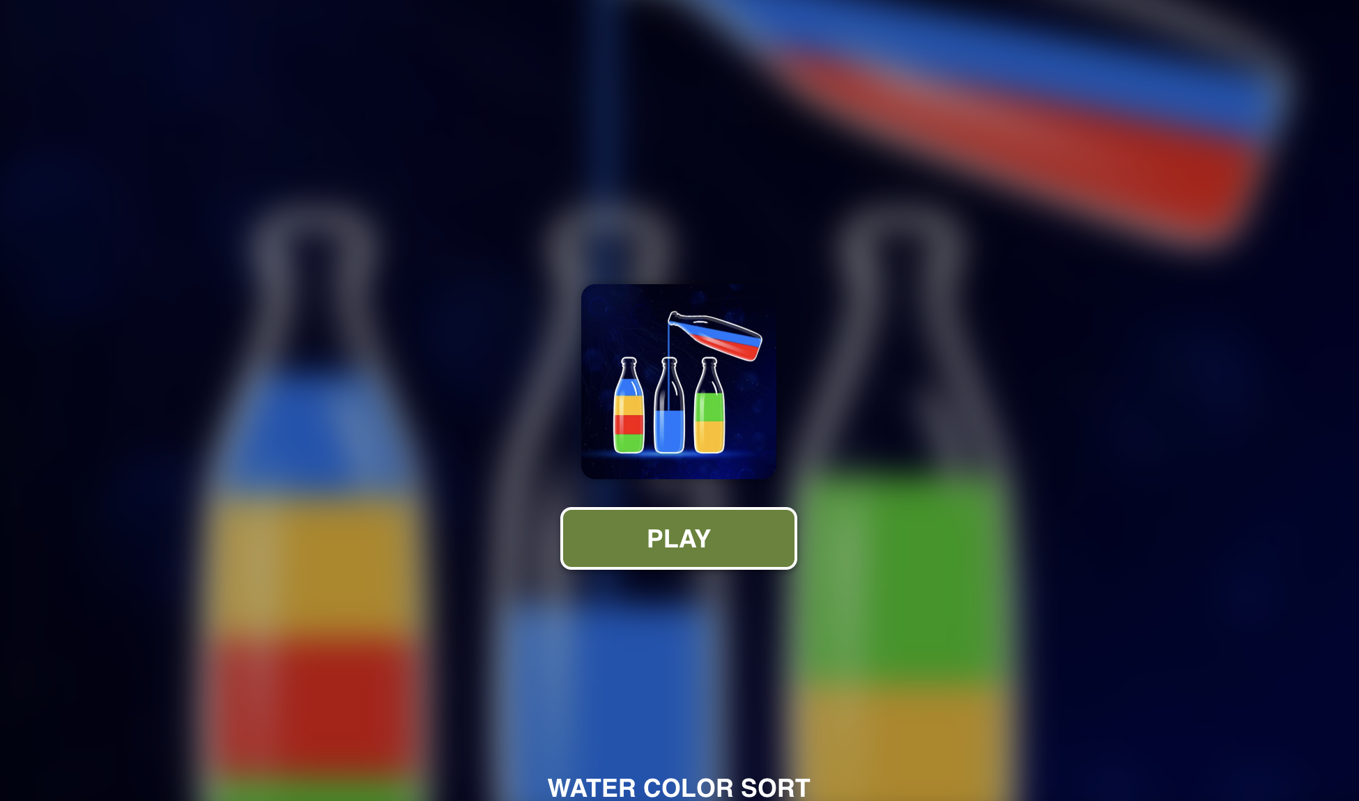 Gameplay snapshot of Play Water Color Sort kart arena browser challenge showcase experience